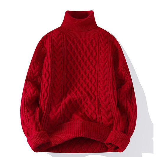 Sleek High Neck Sweater With A Minimalist Design