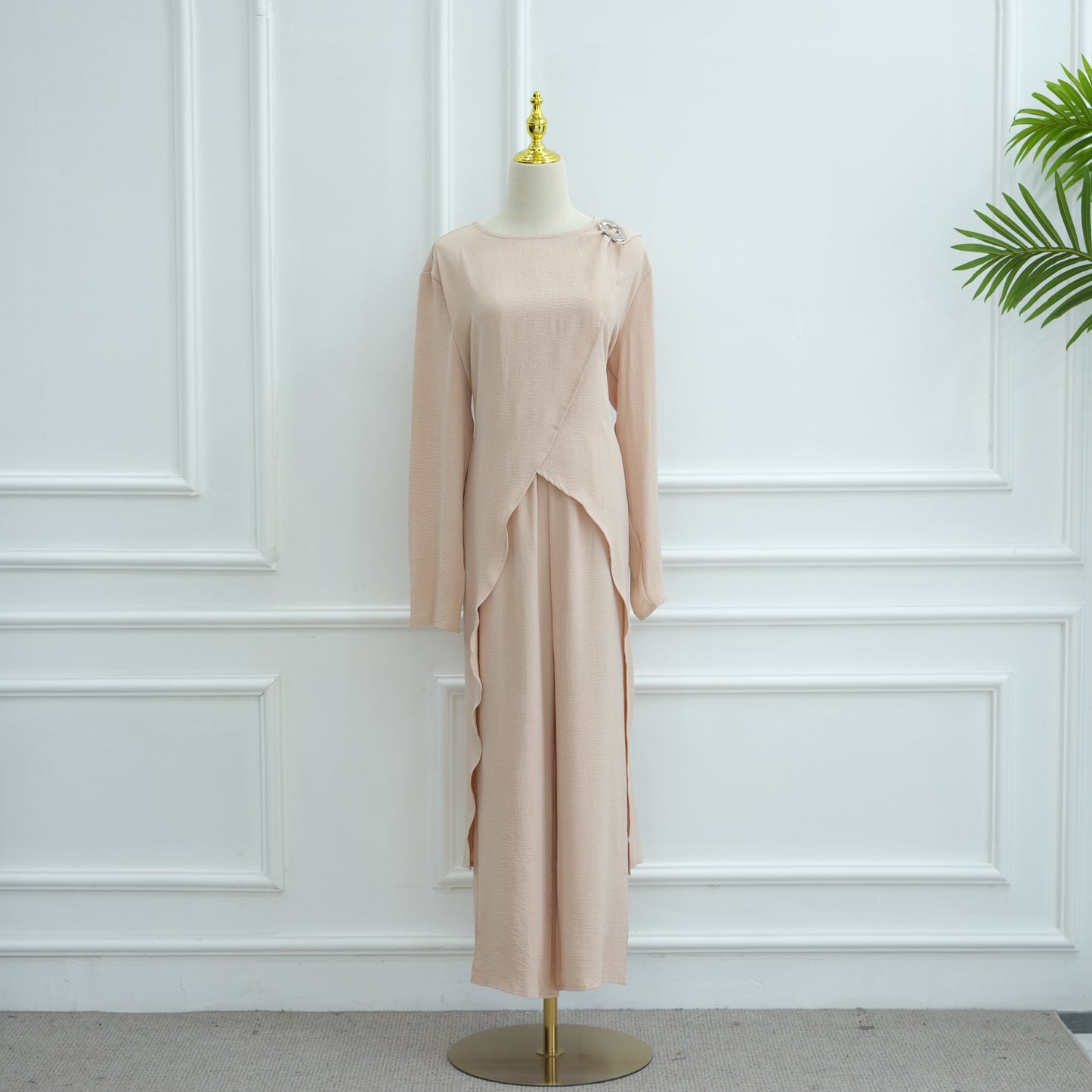 Womens Fashion Two-piece Top And Pants Set