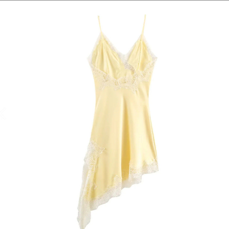Fashionable, Chic, Sexy Lace Asymmetrical Dress