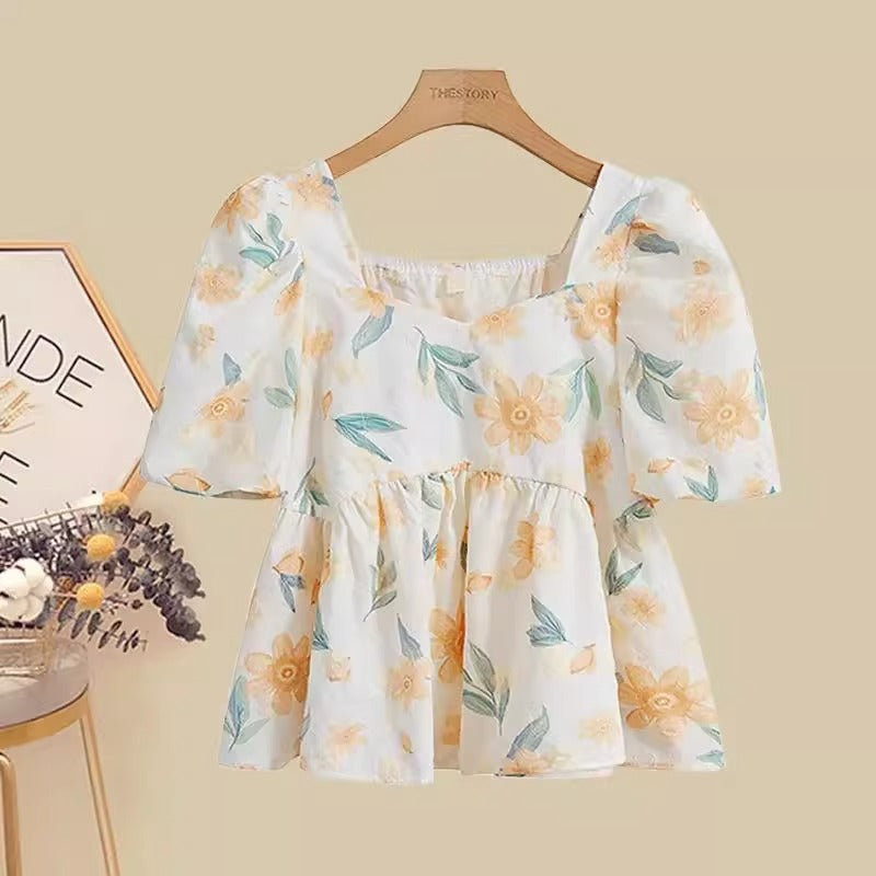 Salt-style Slightly Mature Two-piece Summer Outfit