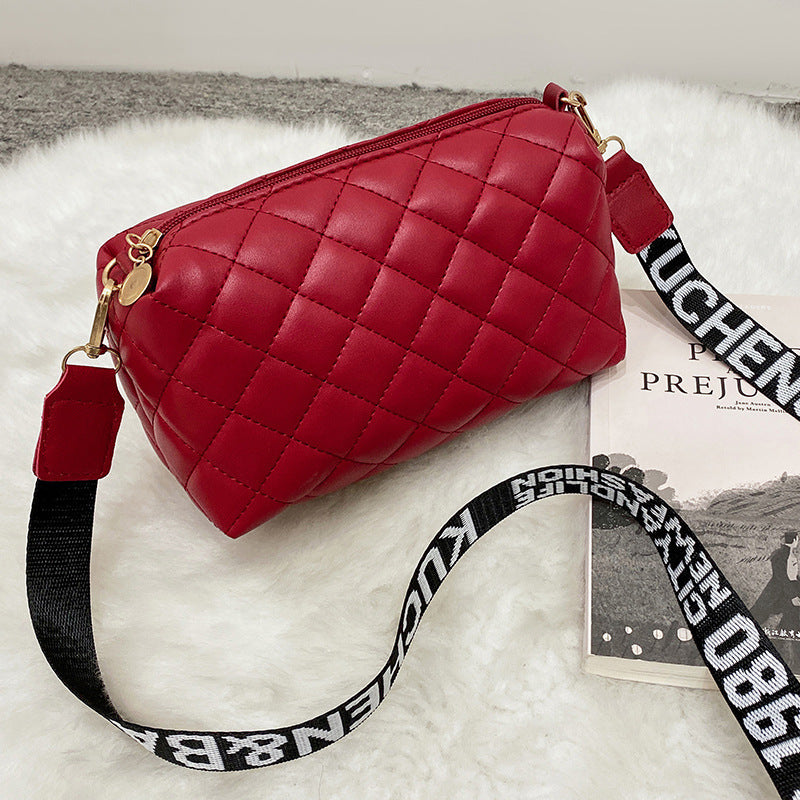Lychee Pattern Single Shoulder Cross Body Bag For Women