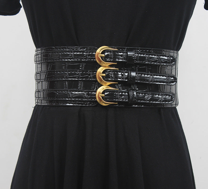Belt Belt Dual-use Wide Ladies Decoration All-match Coat Suit Skirt Sweater