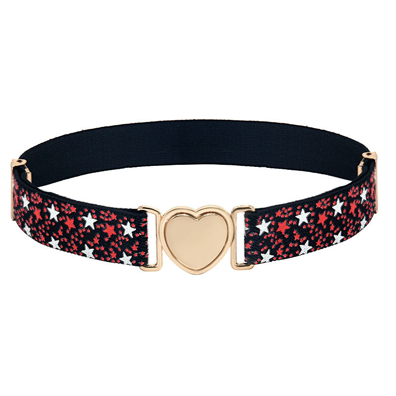 Decoration Down Jacket Belt Elastic