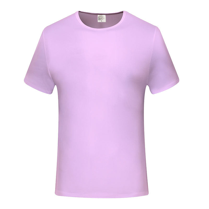 Modal Heat Transfer Hand Painted Crew Neck T-Shirt