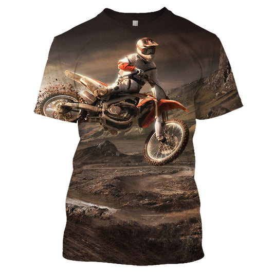 3D Digital Printing Men's Short Sleeve Casual