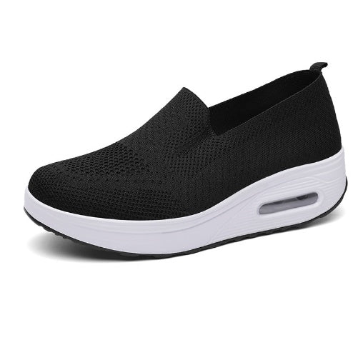 Mesh Air Cushion Gåsko til Damer Med Tykke Såler
