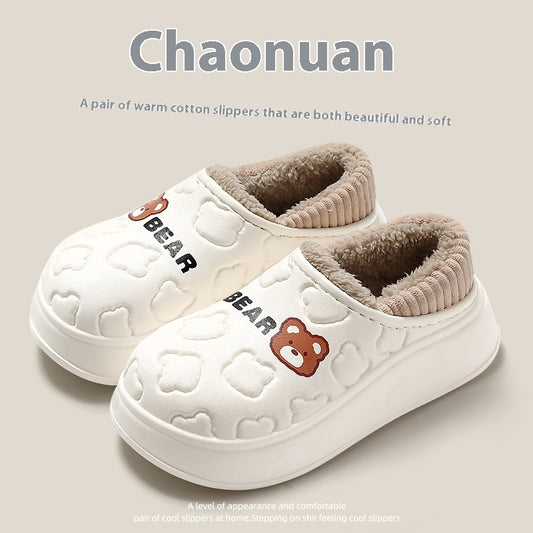 Eva Waterproof Cotton Slippers Women's Winter