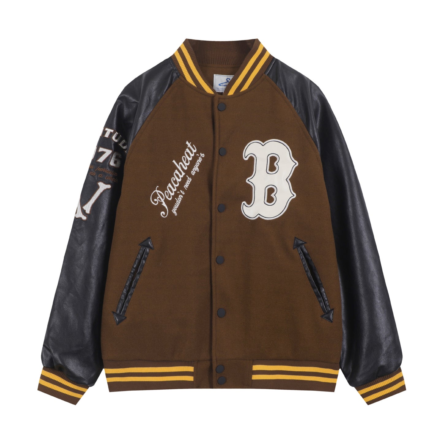 Autumn And Winter Tide Fried Street Collision Color Tops Men