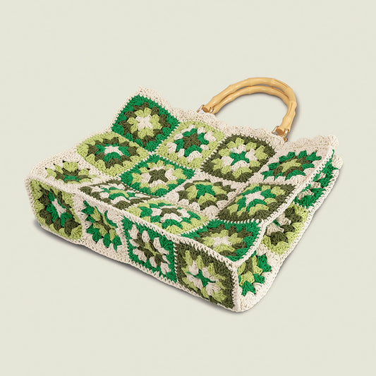 Women's European And American Popular Bamboo Handbag