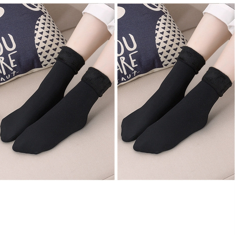 Plus Fleece Socks To Keep Warm Snow Women In Autumn And Winter