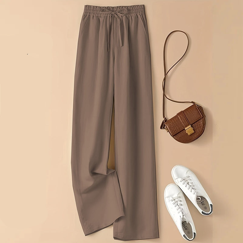 High Waist Thin Loose Straight Casual Trousers