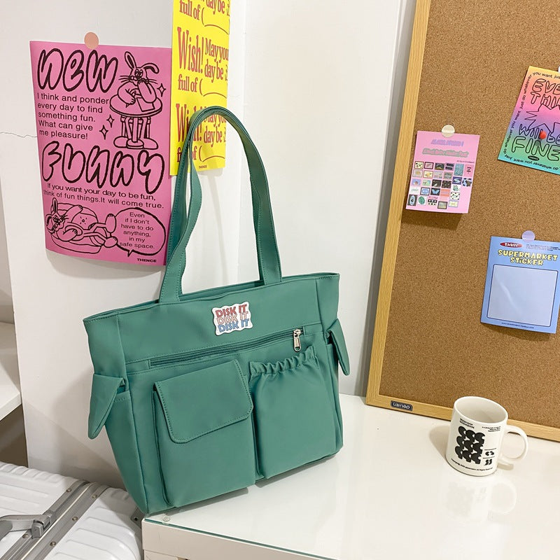Women's Fashionable And Versatile Casual Solid Color Shoulder Bag