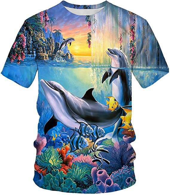 Digital Printed Ocean Short Sleeves