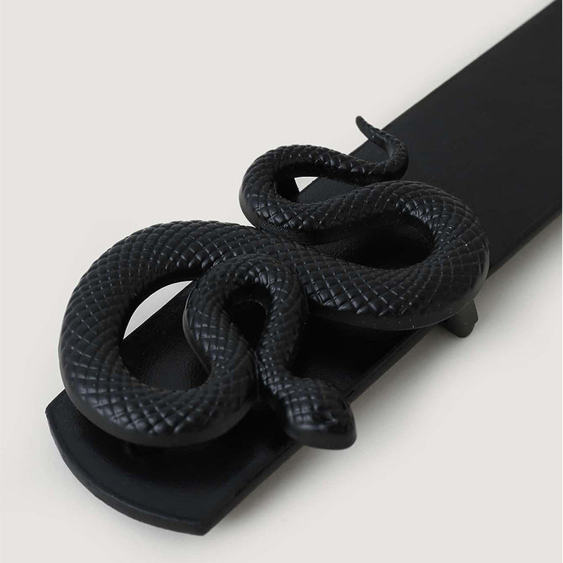 Creative Animal Alloy Snake Buckle Retro Belt