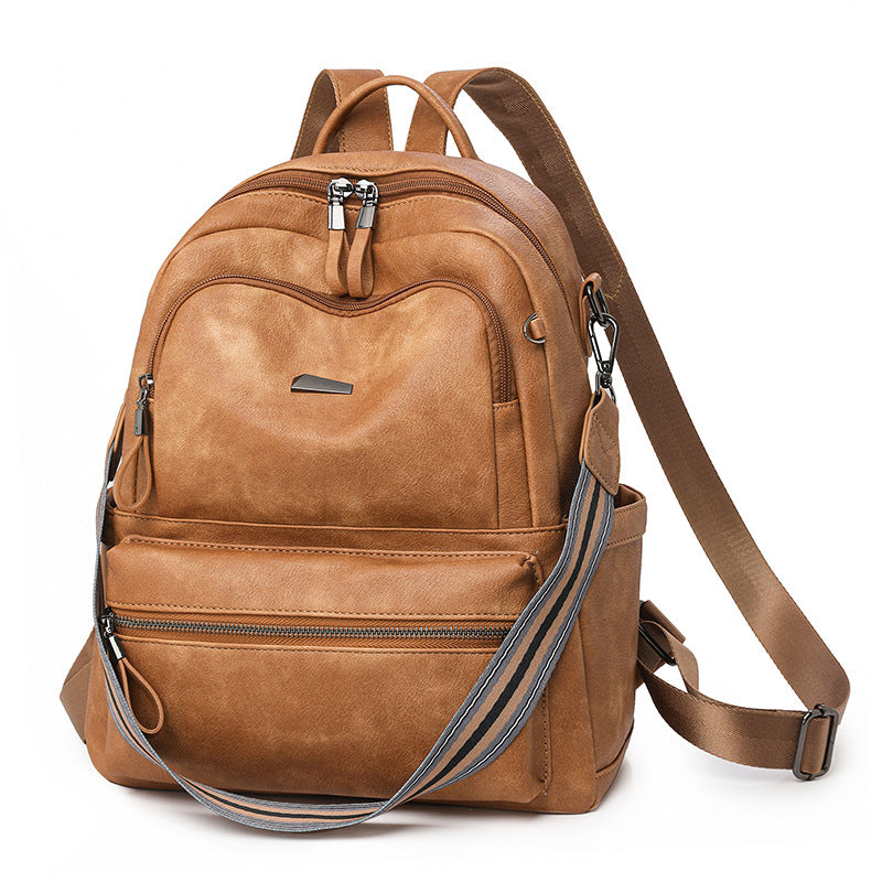 Lightweight Girls' Travel Backpack Large Capacity Retro