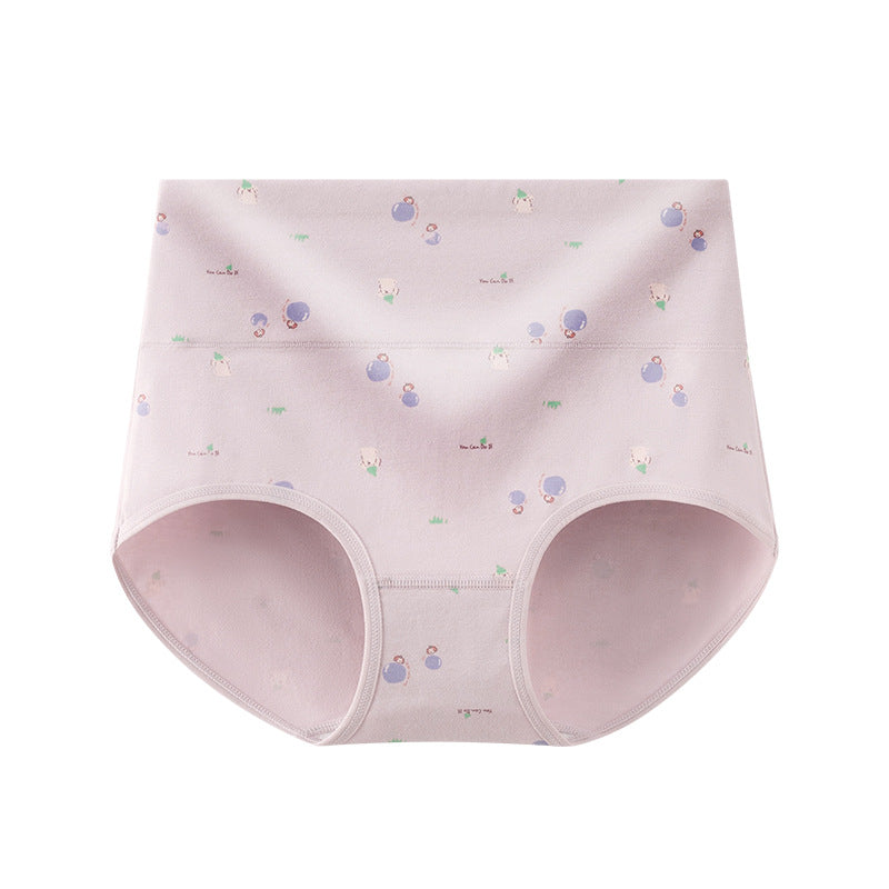 Antibacterial High Waist Belly Shaping Panties Cotton Hip Lifting