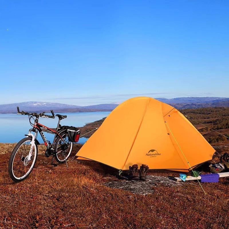 Ultralight 20D Silicone-Coated Nylon Solo Camping Hiking Cycling Tent