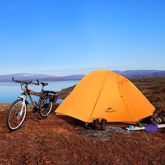Ultralight 20D Silicone-Coated Nylon Solo Camping Hiking Cycling Tent