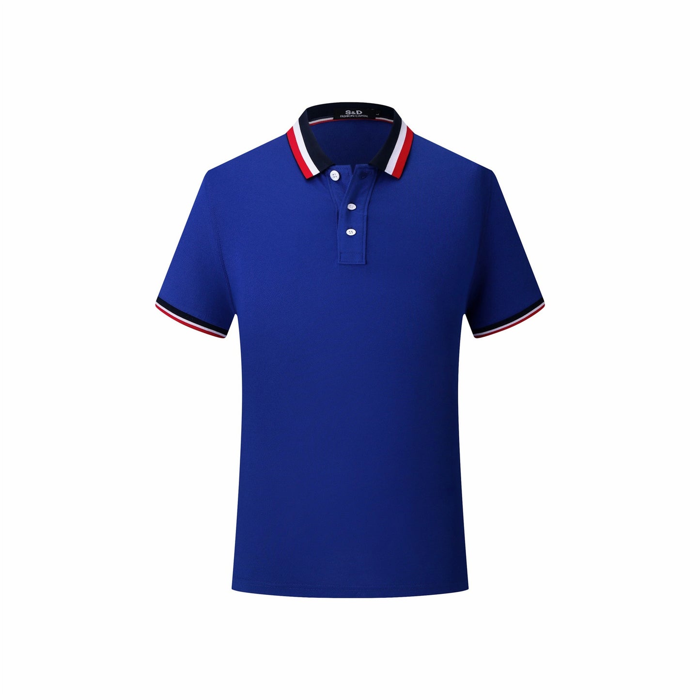 Lapel Short Sleeve Work Wear T-shirt
