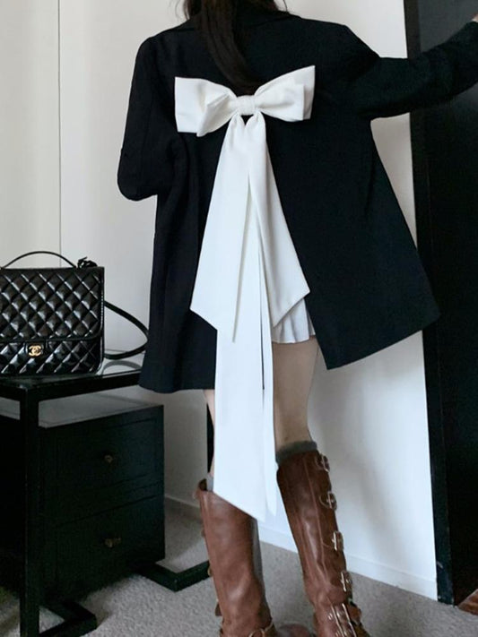 Womens Loose-fitting Mid-length Coat For Fall