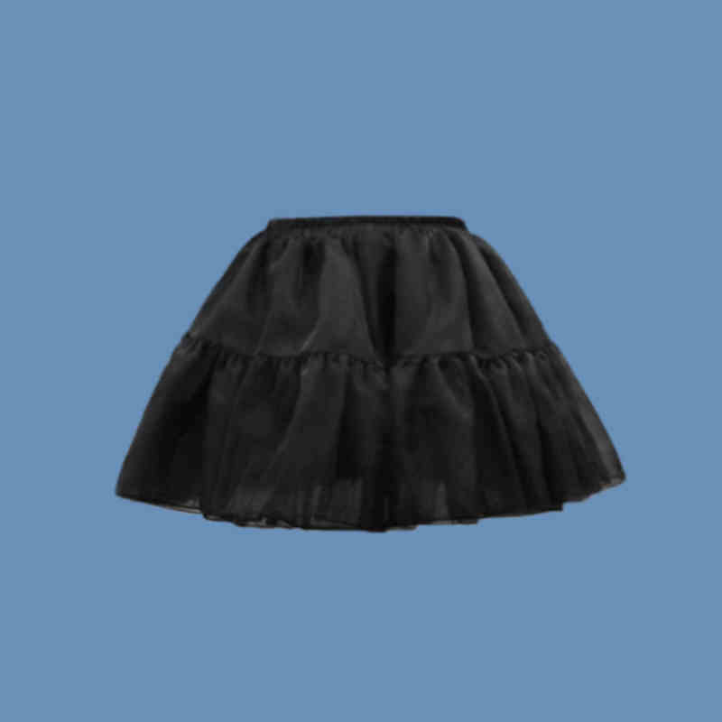 Short Four-layer Soft Veil Boneless Lolita Crinoline