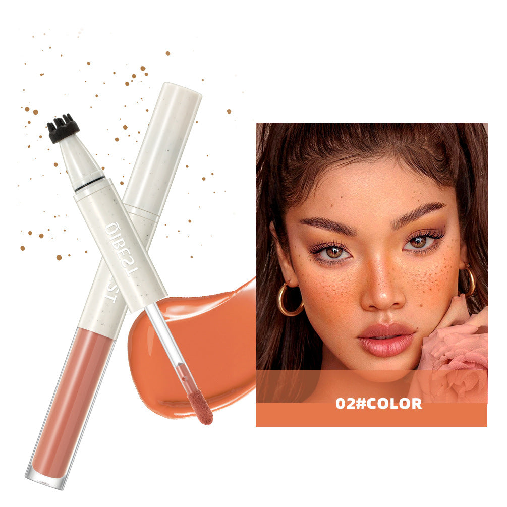 Double-headed Freckle Blush Women's Long-lasting Matte Natural