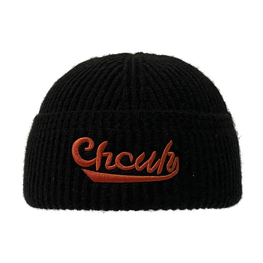 Women's Embroidered Letters Knitted Hat