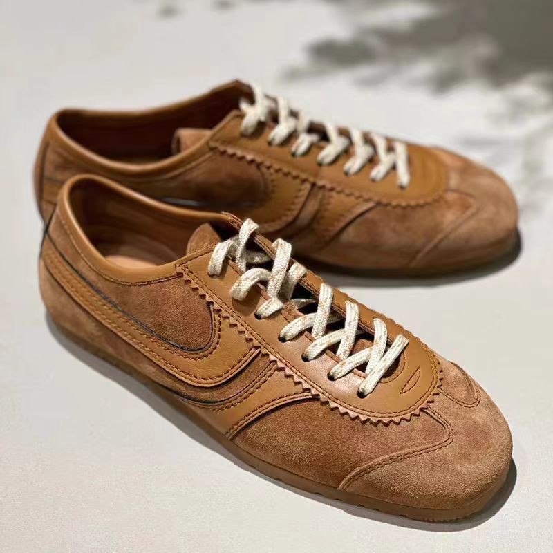 Genuine Leather Retro Women's New Autumn Casual Versatile Sneakers