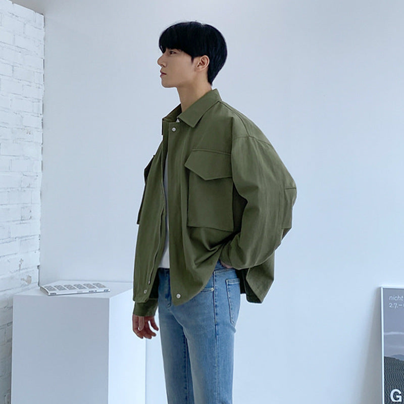 Men's Casual Loose Cotton Jacket
