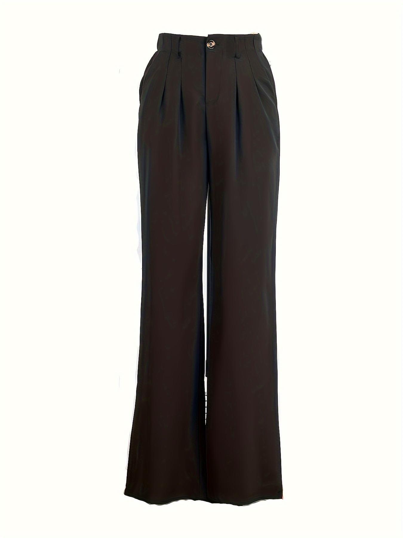 Women's High-waisted Straight-leg Loose-fit Versatile Casual Pants