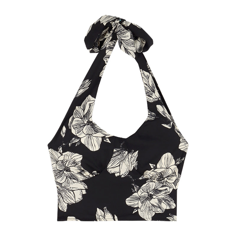 Women's Floral V-neck Sleeveless Camisole