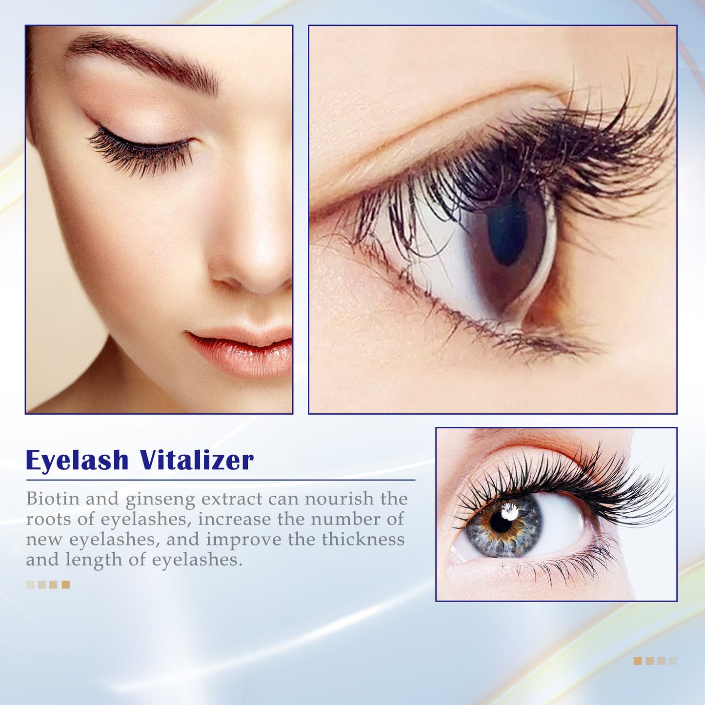 Eyelashes Thick Moisturizing Natural Long Black Curling