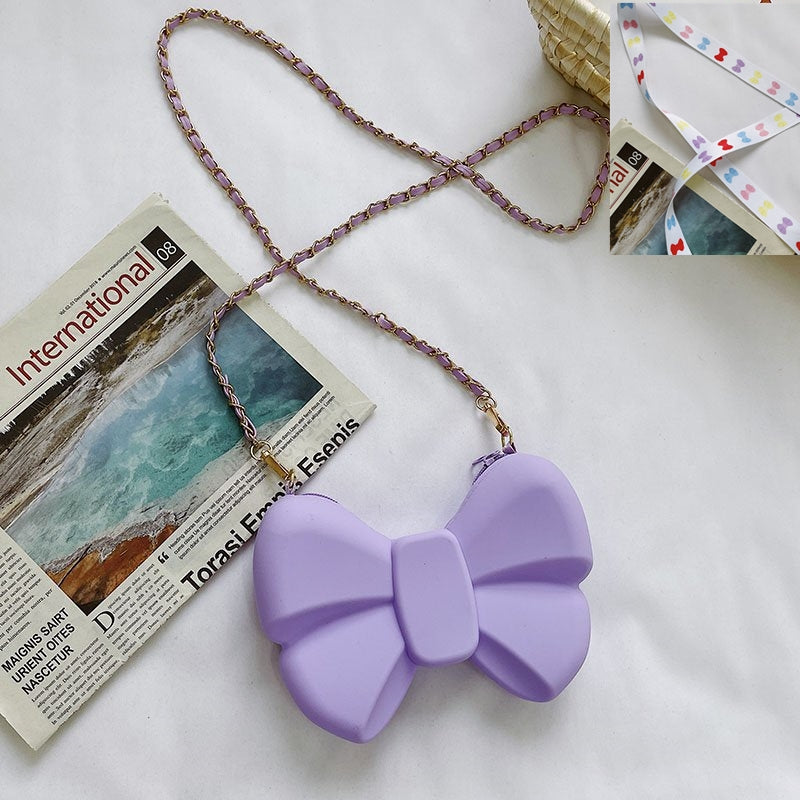 Cute Cartoon Bow Mobile Phone Bag All-match One Shoulder Messenger