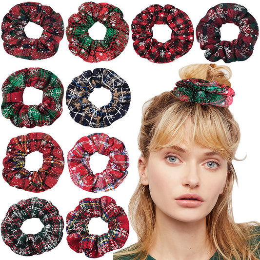 Christmas Large Intestine Ring High Sense Hair Ring Headdress