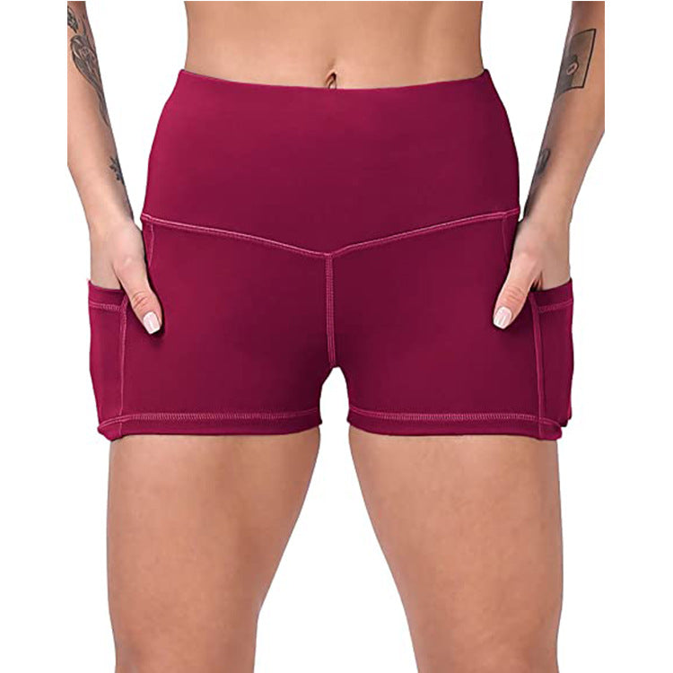 Three Point Yoga Leggings Sports Fitness Hot Pants