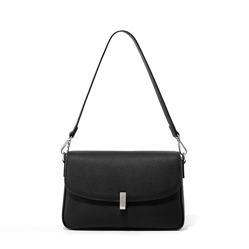 Large Capacity Genuine Leather Crossbody Bag For Women Graceful And Fashionable Genuine Cowhide