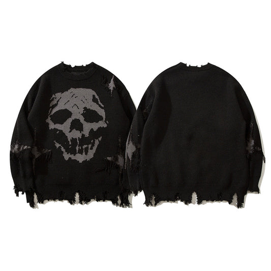 Europæisk og amerikansk fashion brand knivrevet sweater