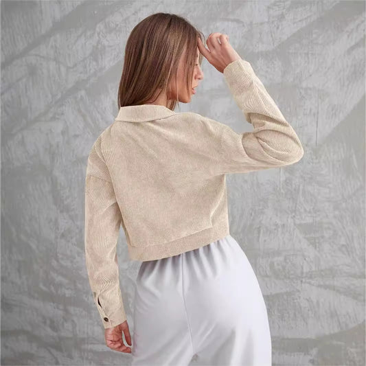 Retro Style Fashionable Cardigan Women's Coat