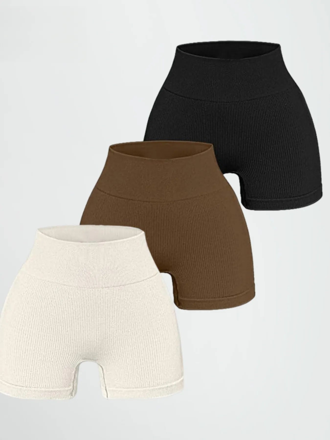 Seamless Thread Three-point Yoga Pants