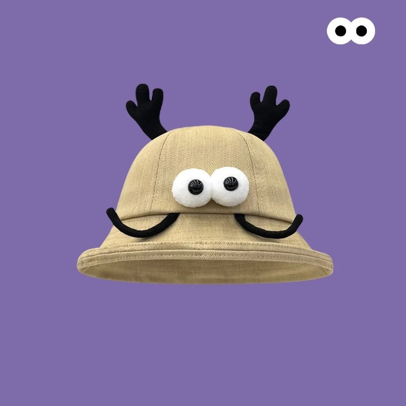 Spring And Summer Cute New Cartoon Frog Fisherman Hat