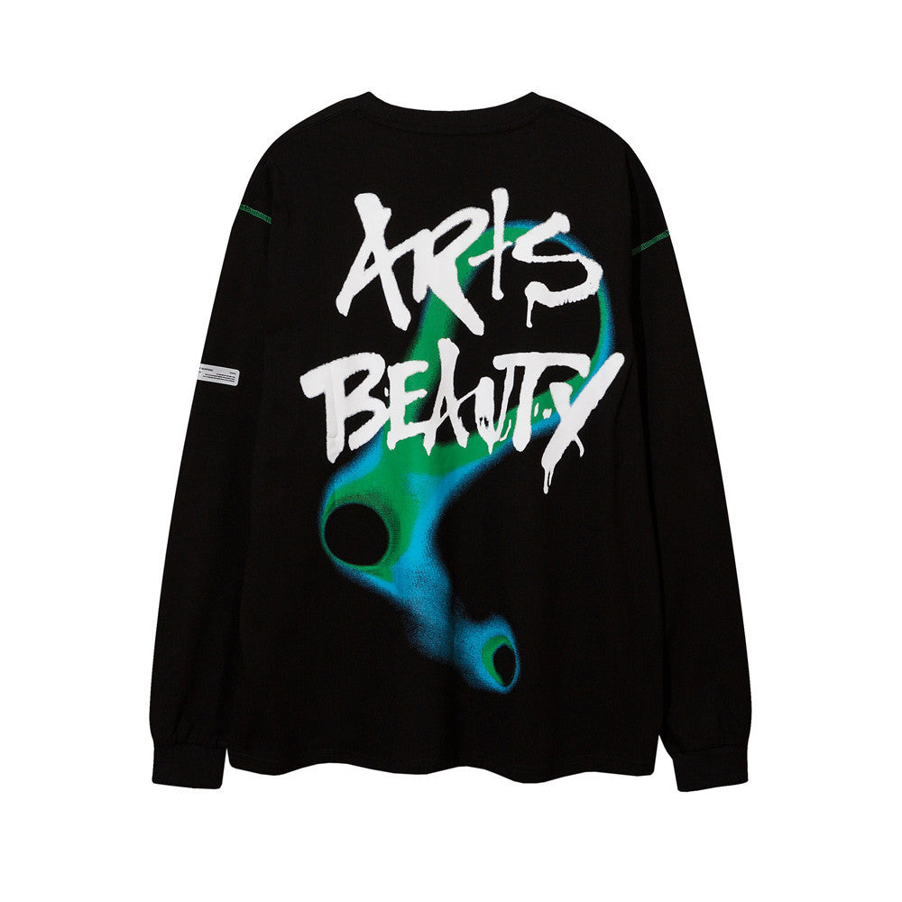 Loose Crew Neck Long Sleeve Sweatshirt