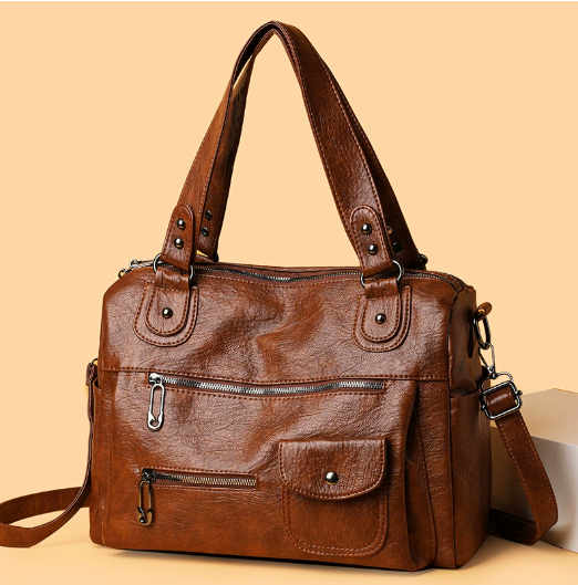 Fashion Retro Large-capacity Crossbody Bag