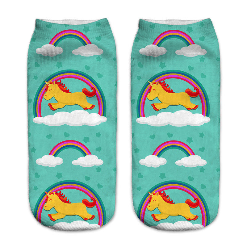 Digital Printing Women's Socks 3d