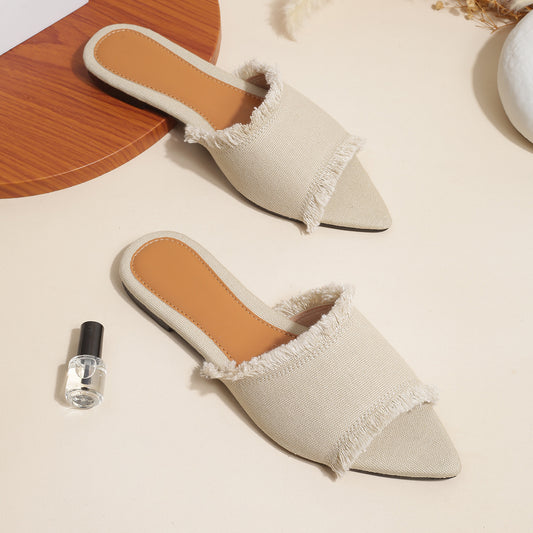 Women's Outer Fashion Flat Slippers