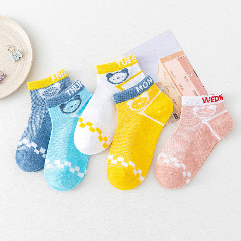 Breathable Cotton Socks For Kids Perfect For Spring And Fall
