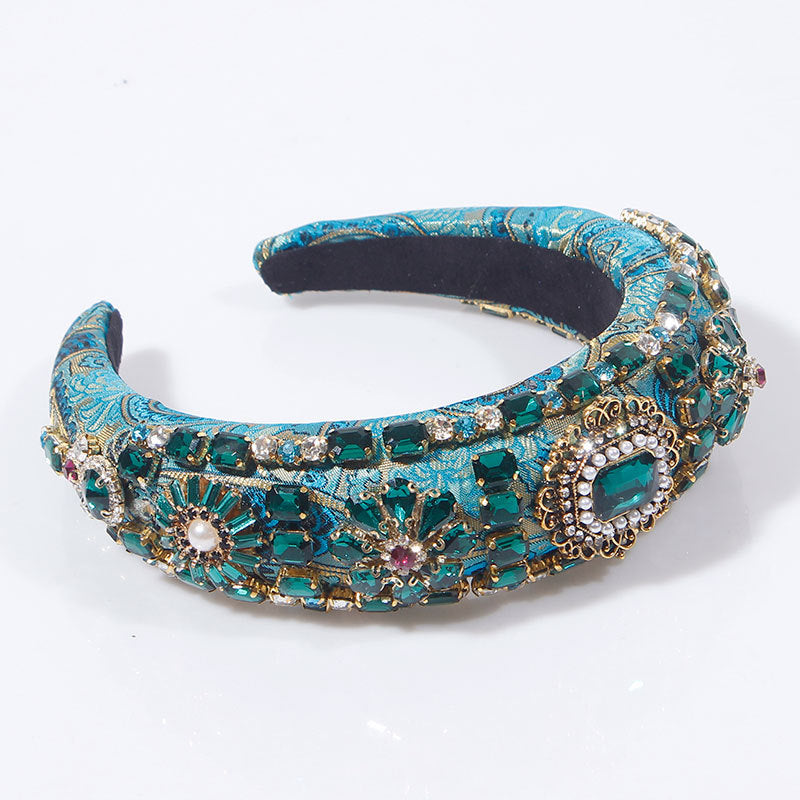 Baroque Color Crystal Style Headband