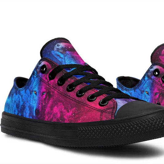 Fashion Print Couple Low-Top Canvas Shoes