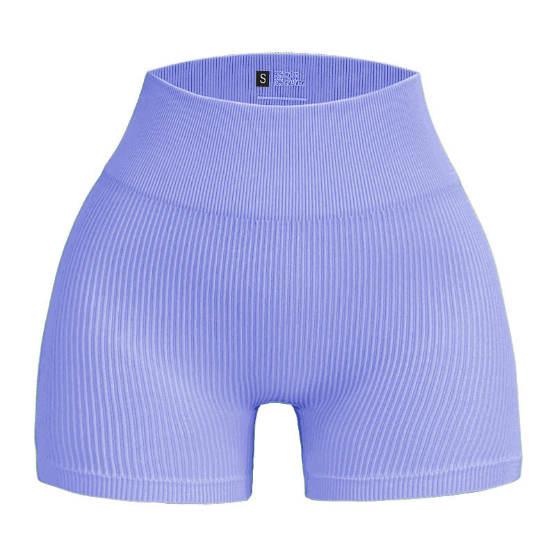 Seamless Thread Three-point Yoga Pants
