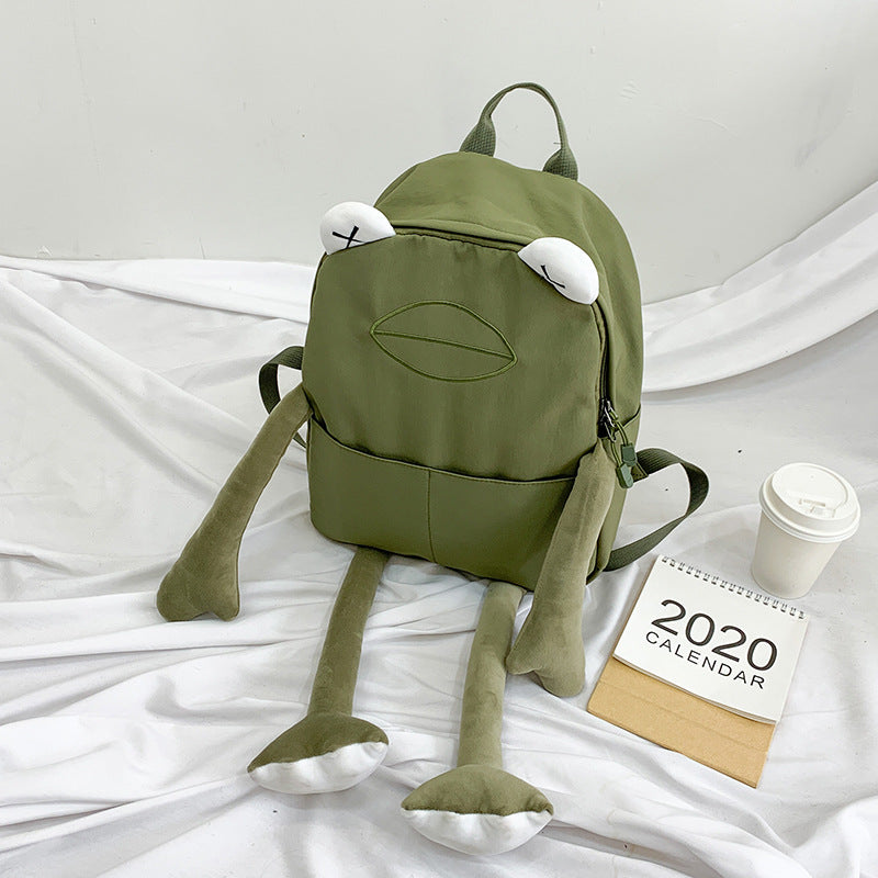 Cute Funny Cartoon Doll Large-capacity Backpack