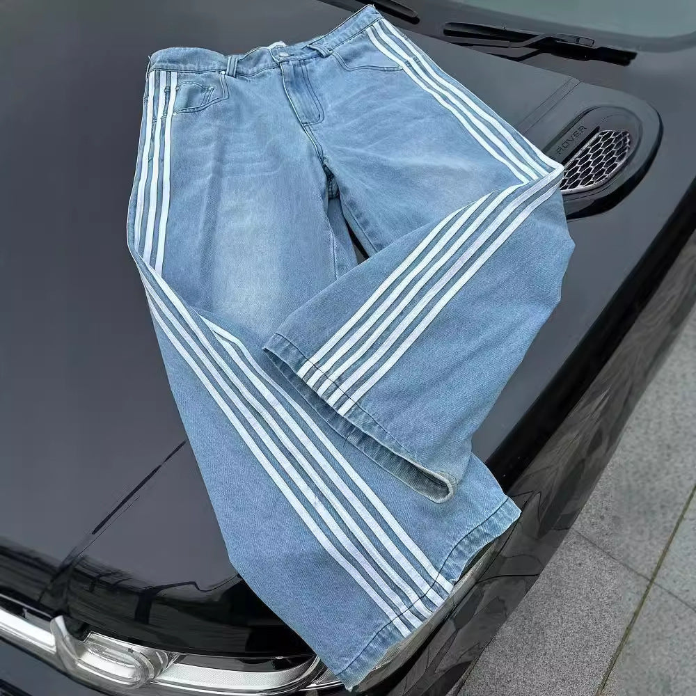 Loose Casual American Retro Harajuku Personality Street Jeans
